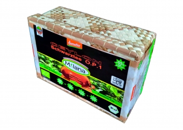 500 g MILANA Ceylon Demeter ORGANIC Loose BLACK TEA OP1 Orange Pekoe 1 packed into handwoven baskets - with 55 percent benefits support - The Tea, ... that tastes like Love. Fairly and sustainably manufactured.